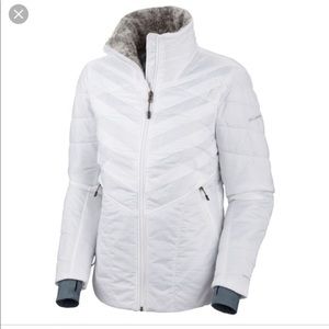 White Columbia lightweight coat